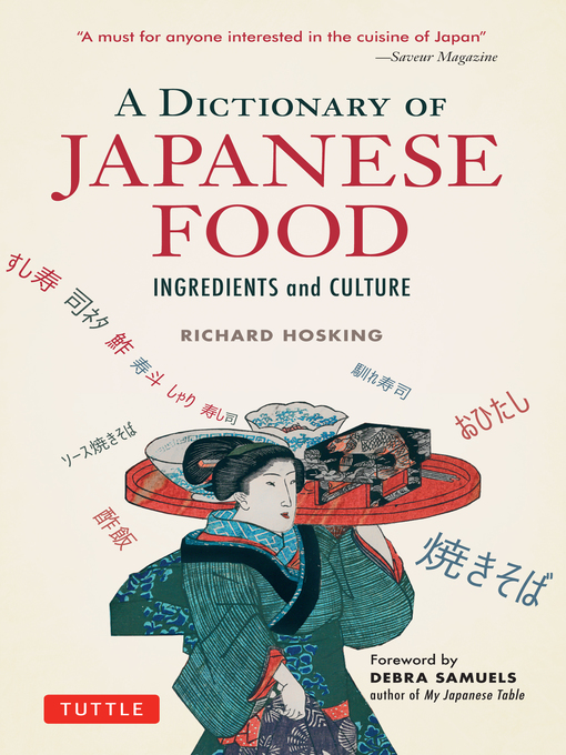 Cover image for Dictionary of Japanese Food